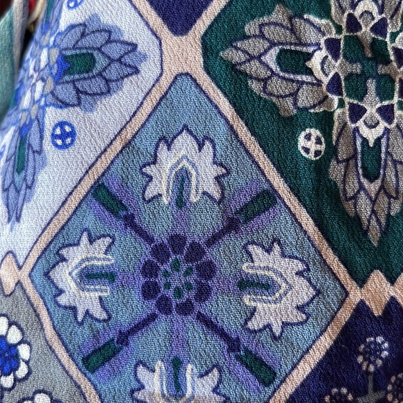 TIGERLILY Juju Boho Patchwork Blue Crop Top NWT RRP$130 - Picture 15 of 15